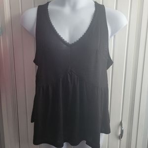 Torrid Tank Babydoll Black L